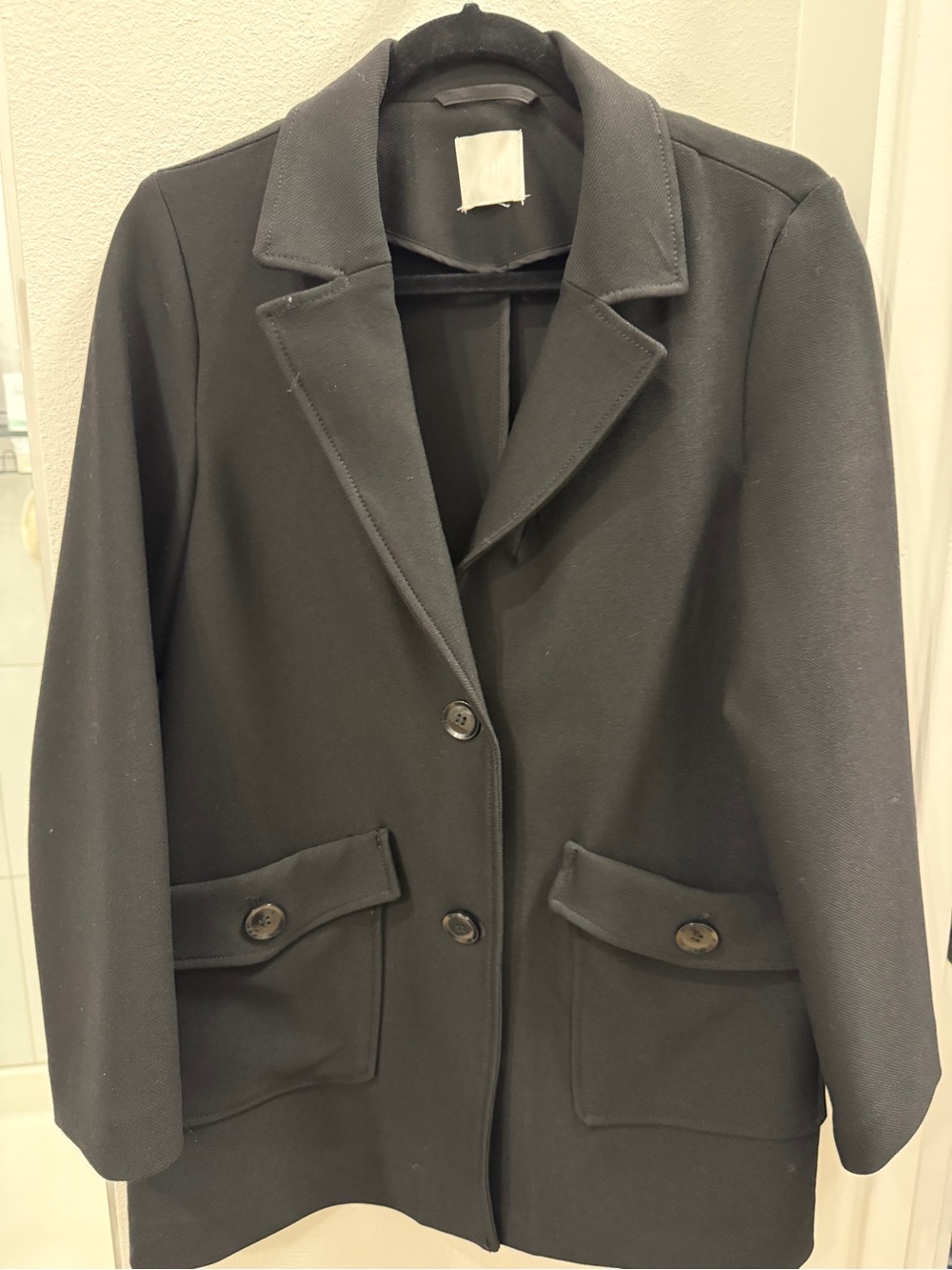 H&M Black Women's Single-Breasted Blazer